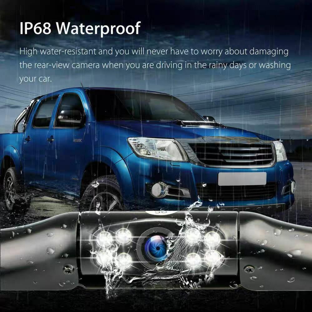 License Plate Frame Car Camera HD Infrared Night Vision Rear View Reversing Camera for Sedan SUV Truck RV