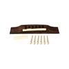 Rosewood 6 String Folk Guitar Bridge Replacement Acoustic Guitar Bridge Saddles Nut Pin for Improve Guitar Sound Quality