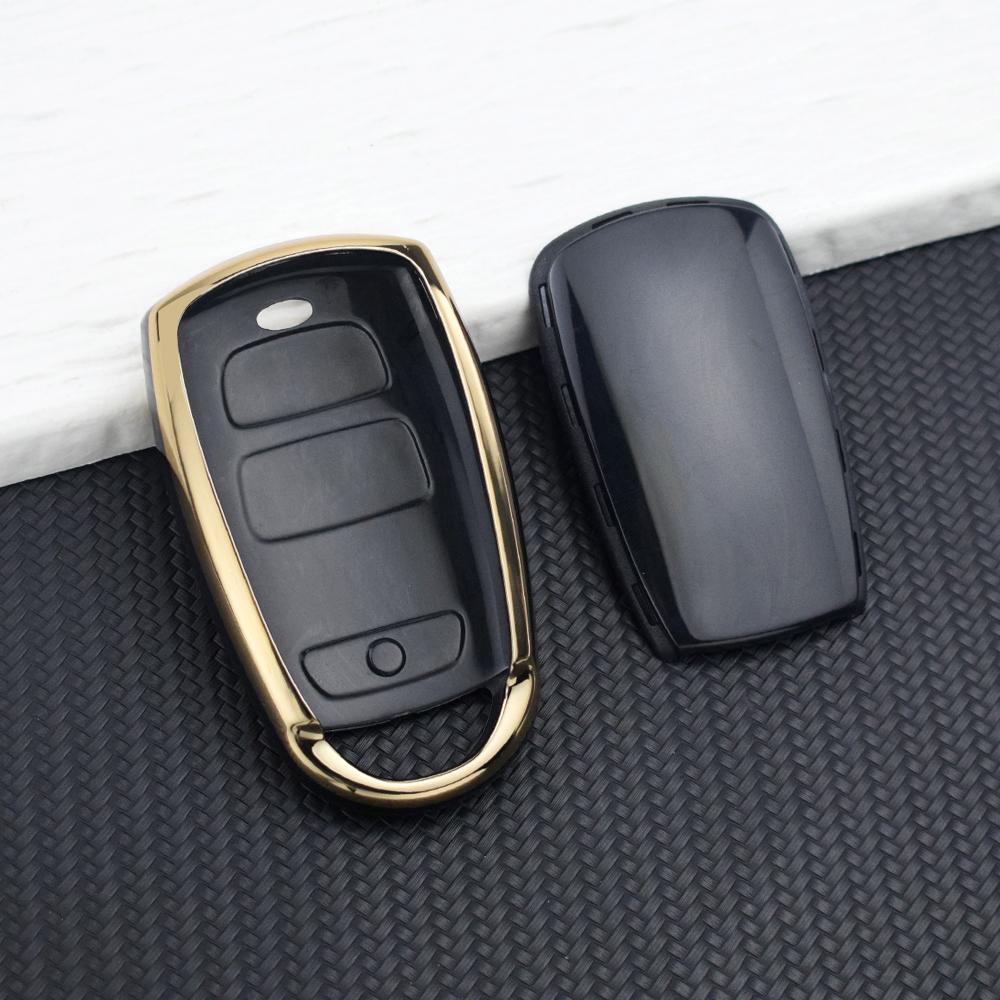 TPU Key Case Fob Protector for Old Model Kia Grand Carnival Sedona - Anti-Scratch Car Key Shell Holder Key Chain Accessories
