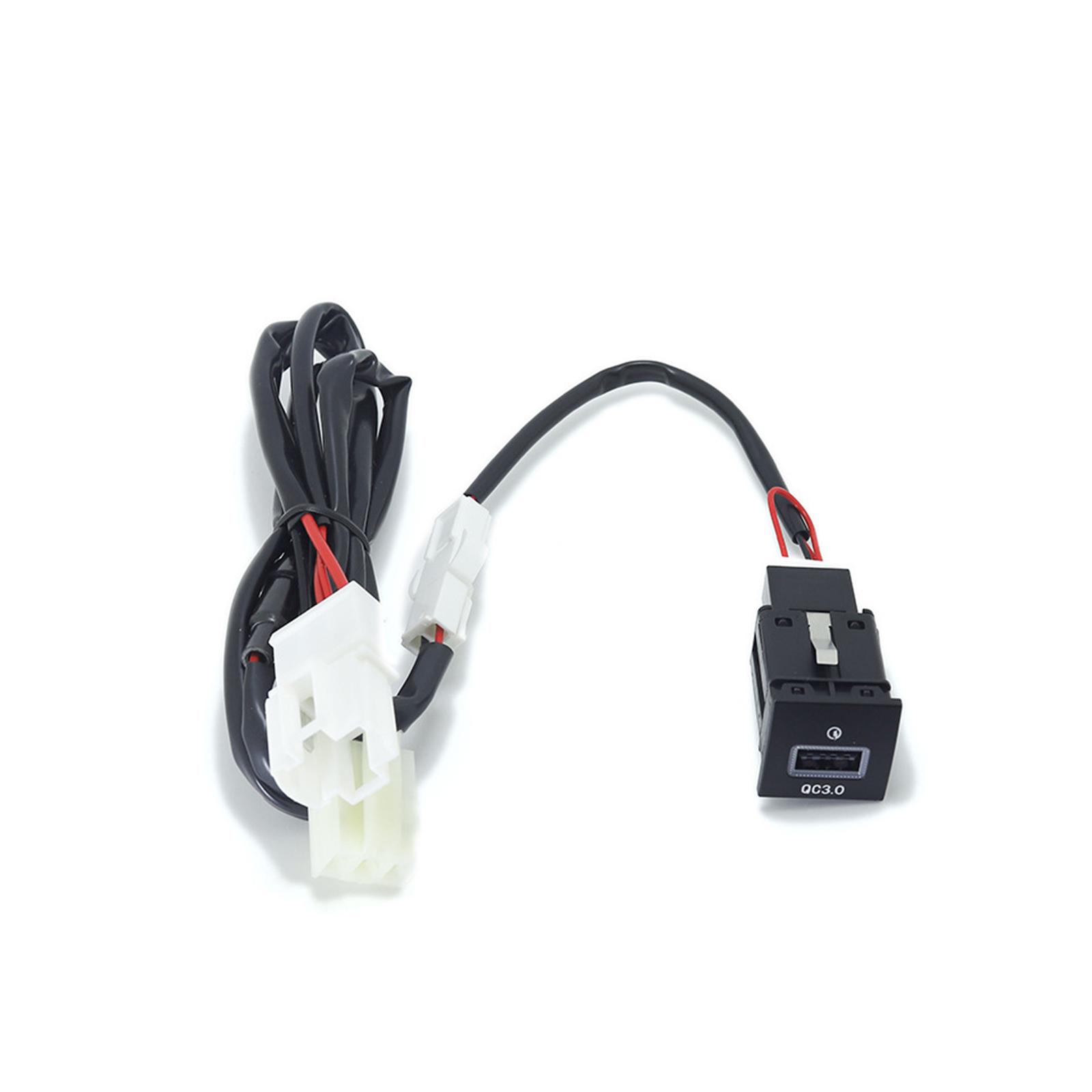 

USB-разъем для зарядки, адаптер быстрой зарядки PD Type C и выключатель розетки QC3.0 для VW Golf 6 Jetta 5 MK5 Scirocco 2006 - 2014