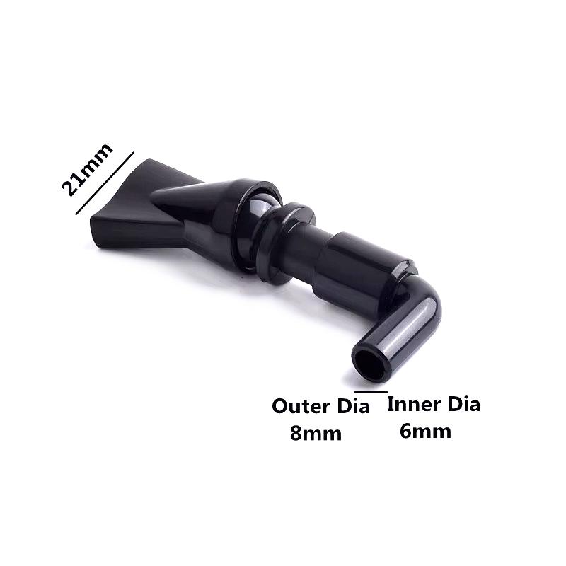 

1PC PVC Pipe Universal Joint Duck Beak Suit Adjust The Flow Direction 360 Degrees Fish Tank Oxygen Increasing Tube Aquarium 1 PC