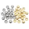 50pcs Stainless Steel Beads Caps Flower Shape Spacer Bead End Caps DIY Jewelry Making Findings For Necklace Bracelet Accessories