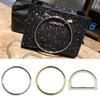 1PC Acrylic D Round Shape Purse Sewing Frame DIY Bag Handles For Bag Making Purse Handles Replacement Crochet Bag Handles
