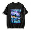 Funny Lightning Shark In Running Shoes Graphic Casual Tee Pure Cotton T-shirt