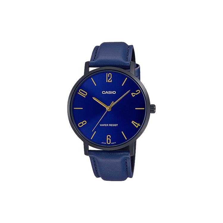 CASIO Men Standard Series Blue Watch MTP-VT01BL-2B MTP-VT01BL-2B Blue Dial