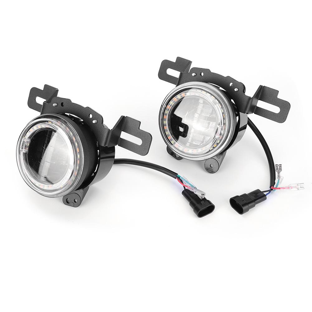 

4 inch Fog Light Lamp Bracket Mount Assembly IP67 Waterproof Fit for Jeep Wrangler JK 2007 2017