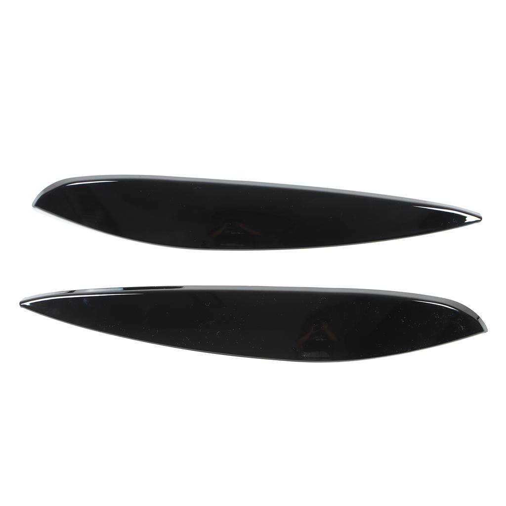 2pcs Headlight Eyebrow Left Right ABS Replacement for   Smart 453 Fortwo Forfour 2015‑2020