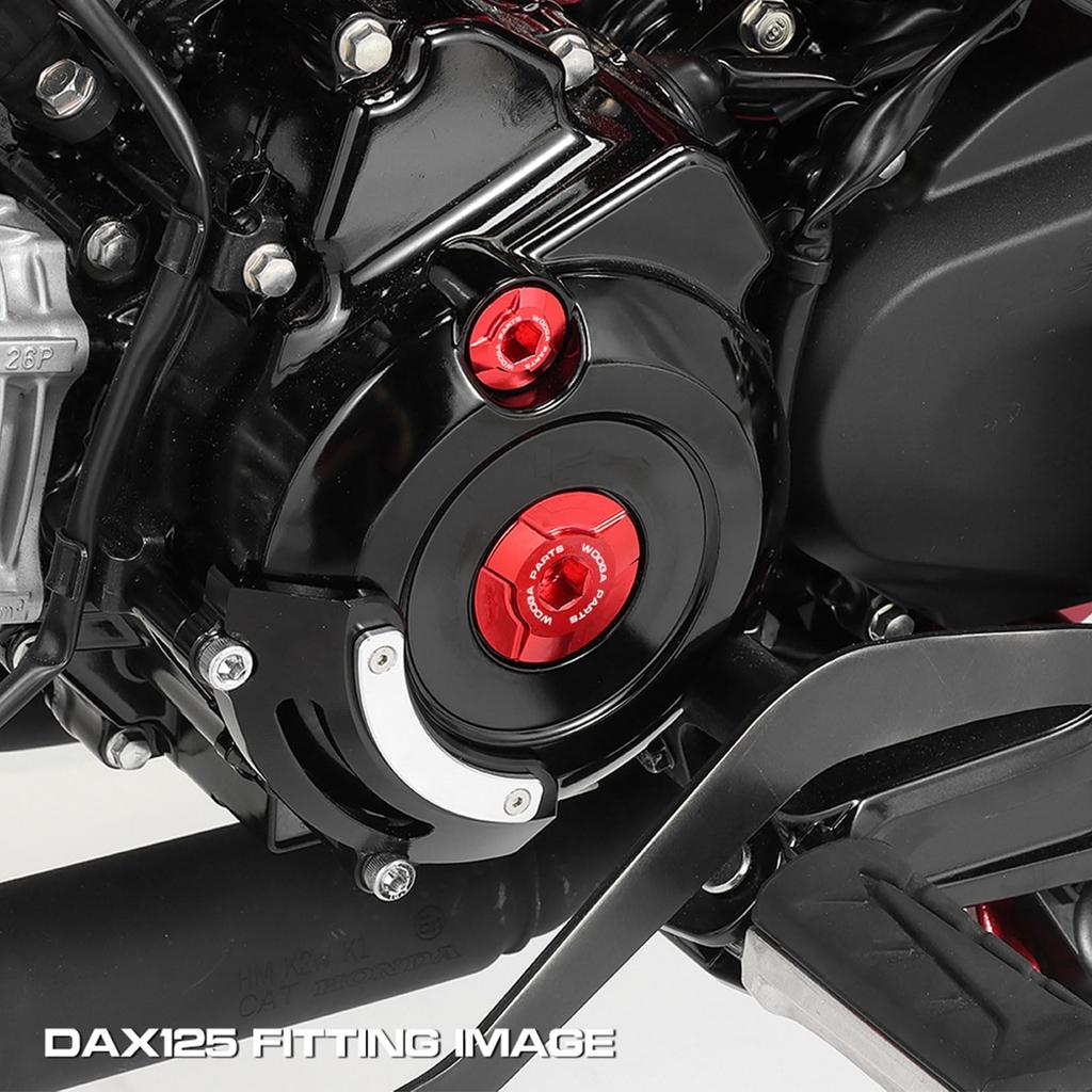 WOOGA Aluminum Motorcycle Engine Oil Plug Screw Cover Applicable Vehicles