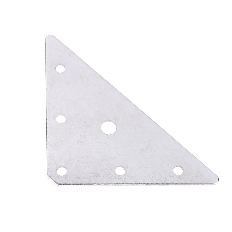 1Set (5 Triangle Codes 5Bag Screws) Stainless Steel Corner Code Triangle Connector Flat Angle Iron Fixed Lamination Accessories