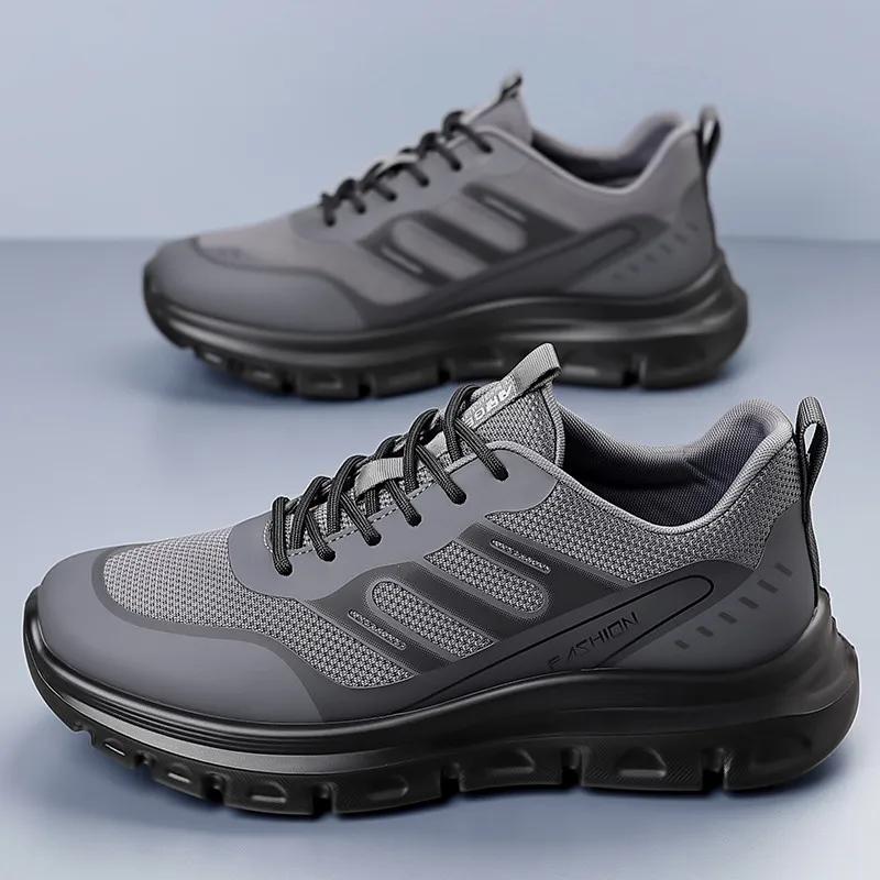 Fashion Demi-season Wide Heel Genuine Brand Shoes For Men Woven Mens Sneakers Shoes The Most Popular Goods Sports Baskette Vintage