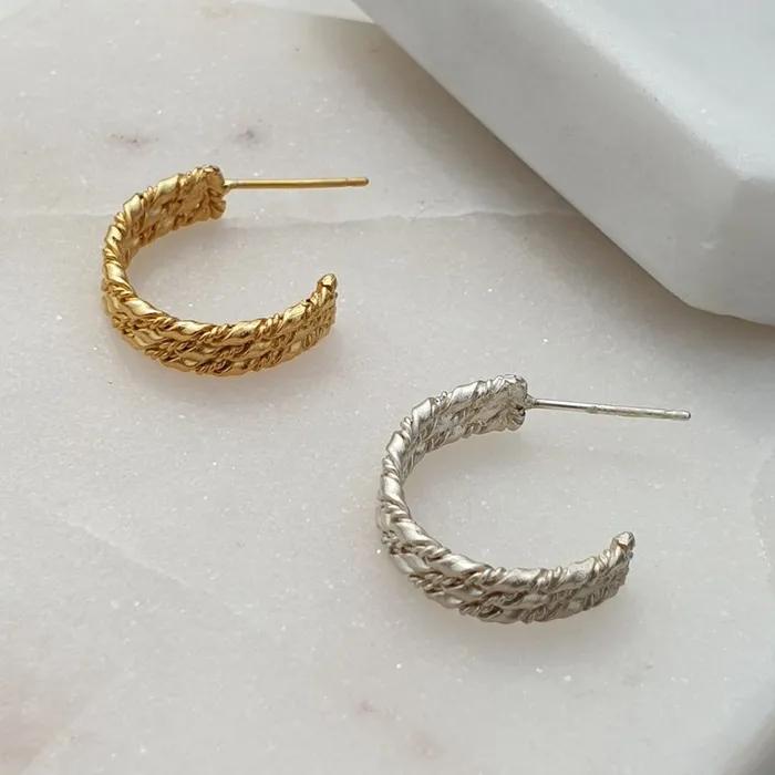 Bonbo Twist Daily Antique Earrings