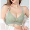 Gold Thread Lace Bra Gathered Together Anti Sagging Bra Without Steel Ring Top Support No Trace Bra