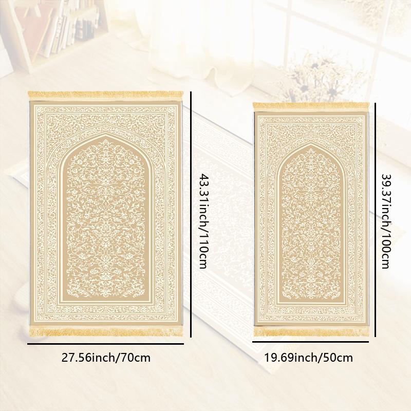 Luxusní muslimská modlitební podložka do interiéru, ložnice, předsíně, islámský modlitební koberec, domácí dekorace
