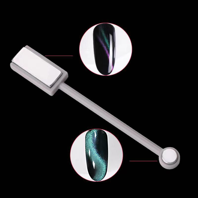 Golden Cudgel Double-Headed Nail Art Magnet for Cat Eye Gel Polish