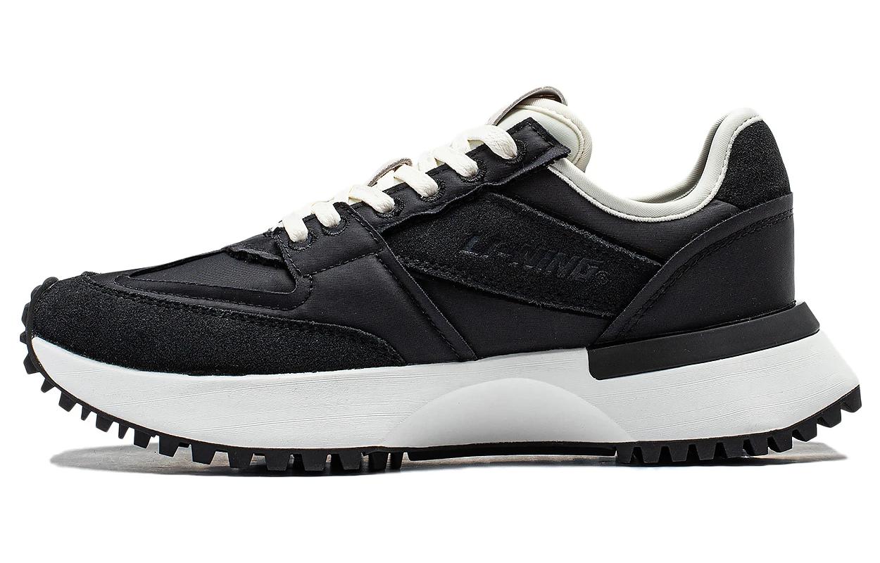 Li Ning 001 VNTG Lightweight Abrasion Resistant Low top Running Shoes Women s Black AZGT034-2 37