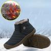 Men Winter Shoes Solid 3 Colors Men's Snow Boots Plush Inside Bottom Keep Warm Waterproof Ski Boots Plus Size 36 - 48