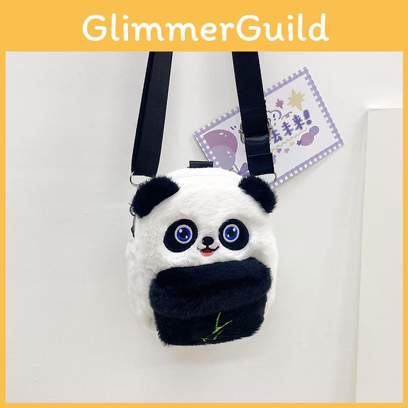 Panda Plush Cartoon Shoulder Bag Cute Little Girl Slung Shoulders Childlike