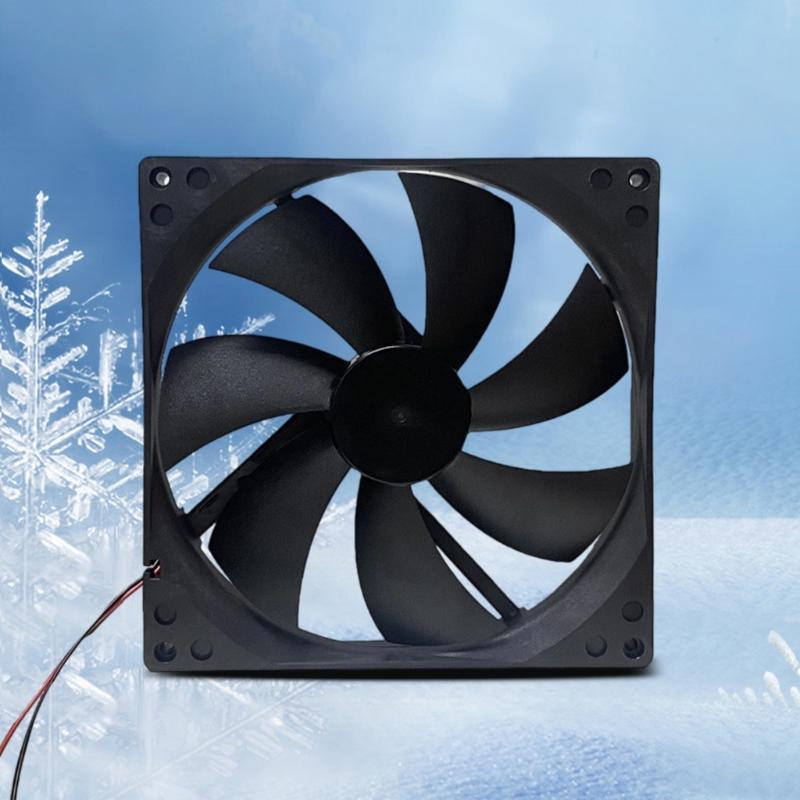 Quiet Operation PC Fan DC12V 18025 Fan Optimized 1500RPM Low Noise for Quiet Work Spaces and 1500R Efficient Cooling