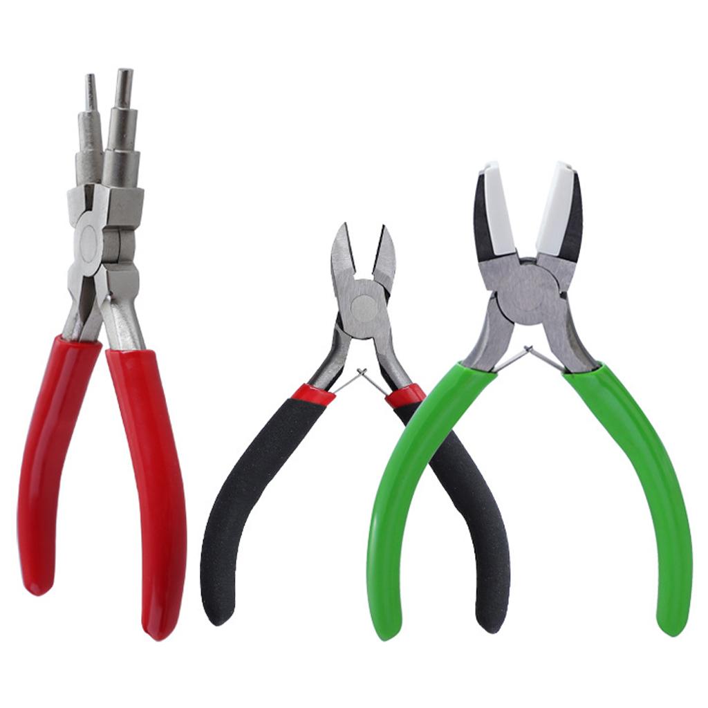 Jewelry Pliers, Tools Handle Pliers Round Nose for Making Crafting Repair Supplies