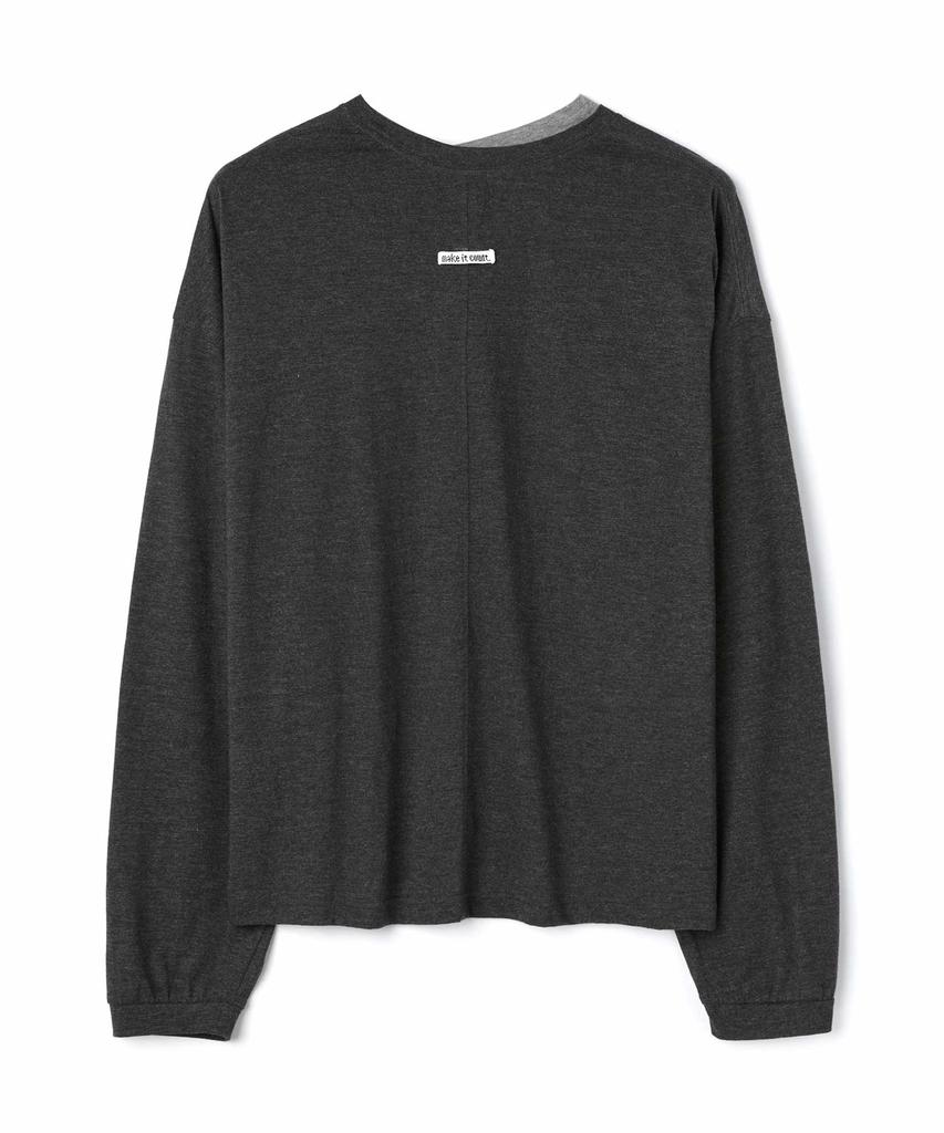 WMC Double Neck Long Sleeve_Charcoal Grey
