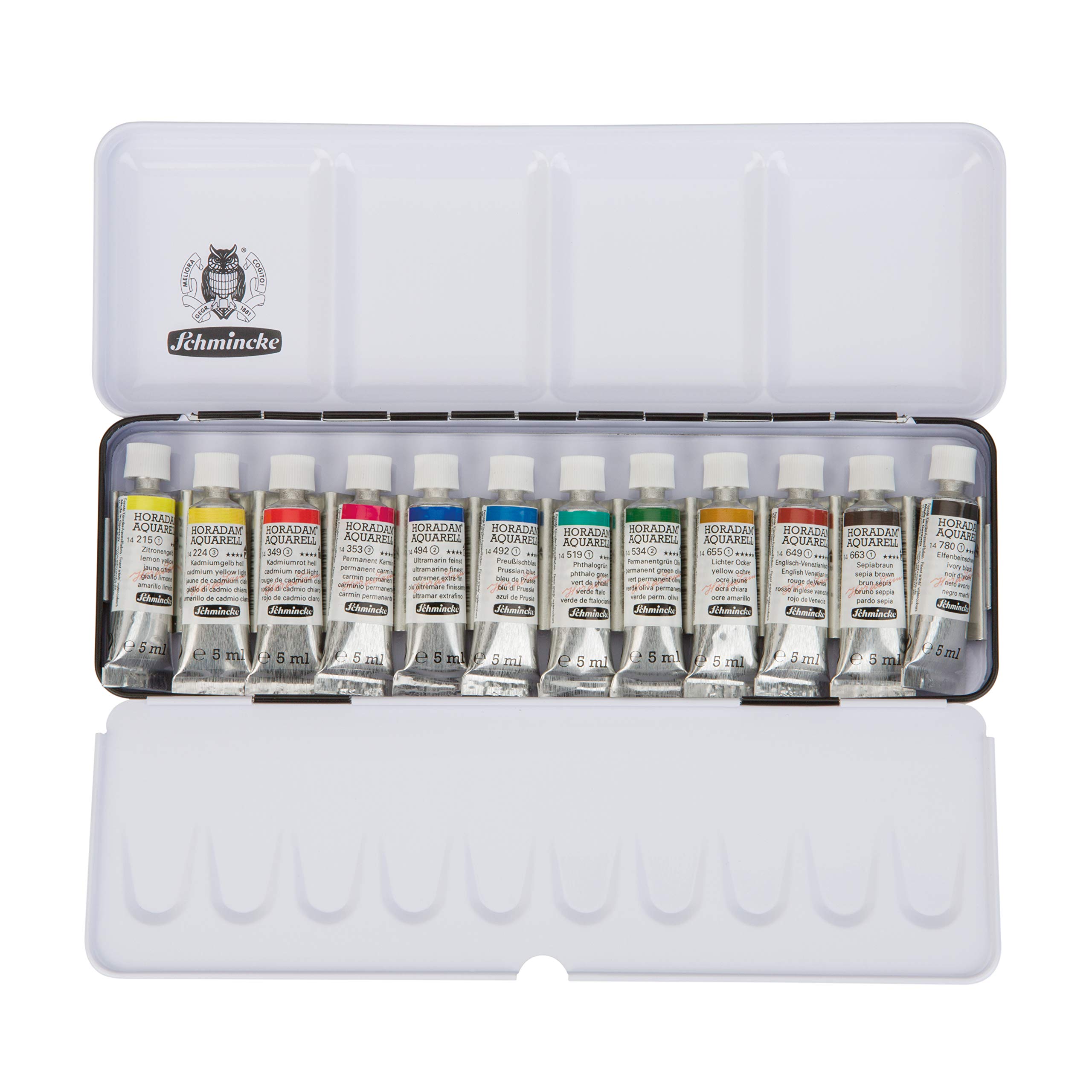 

schmincke schmincke holladam tube 12 color set