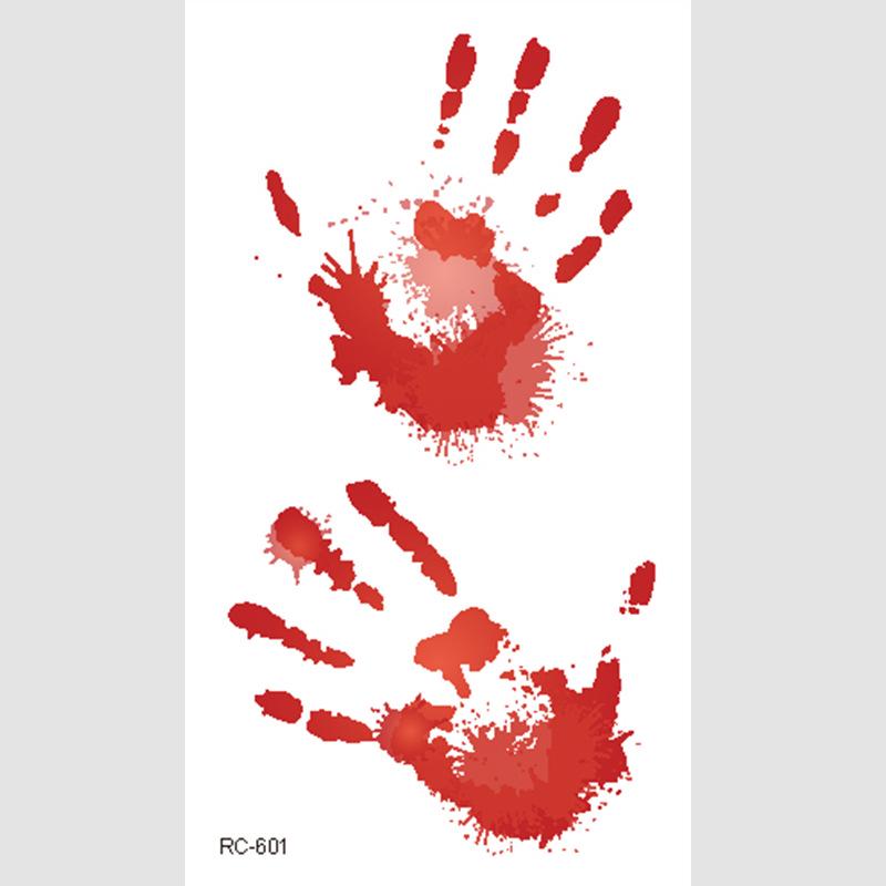 Halloween Temporary Horror Surgery Wound Scar Tattoo Stickers