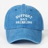 Unisexs Printed Letter DAY Baseball Cap Simple Vintage Stylish Versatile for Casual Wear Sun Protection Breathable Adju