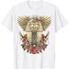 Égypte pharaon antique avec roses sphinx égyptien T-Shirt(13)