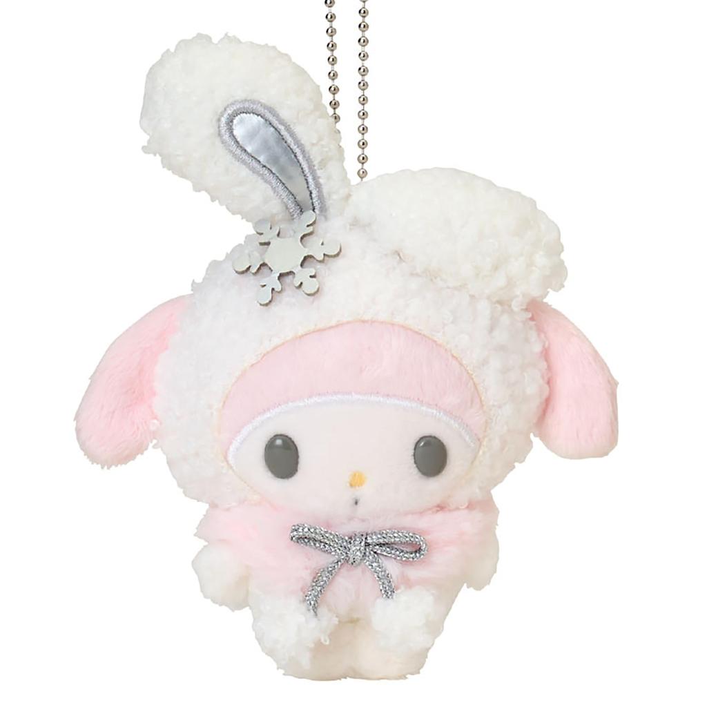 Sanrio Ramune Mascot Holder My Melody Christmas Gift 248207 & (Snow Rabbit)