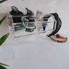 Hairpin Storage Rack Organizer 360° Rotating Transparent Acrylic Hair Accessories Headwear Display Stand Acrylic Sheets Decor