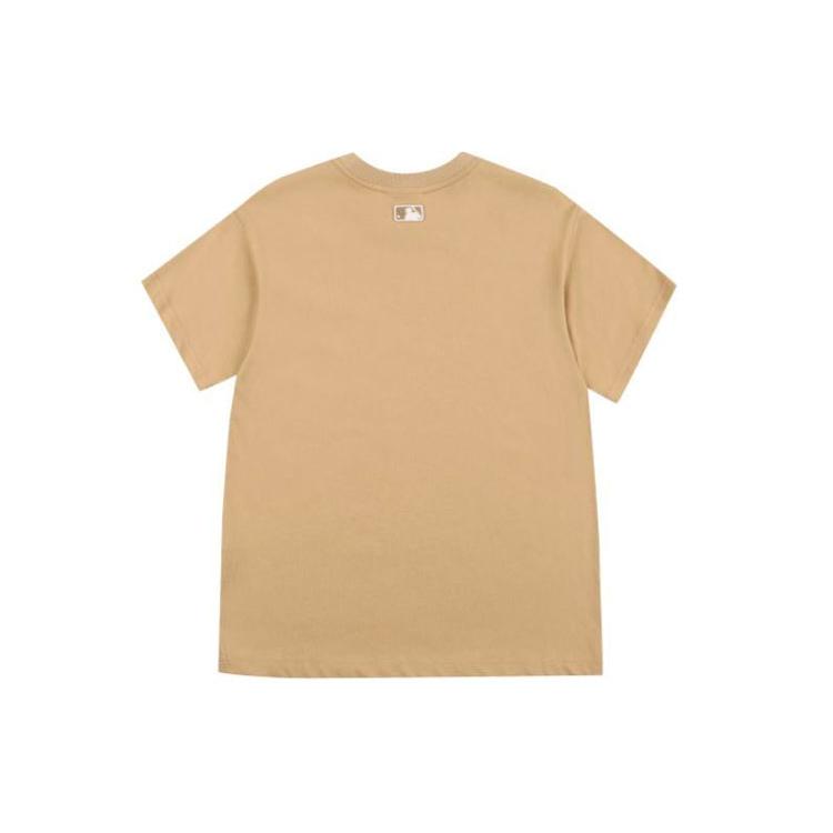 New MLB Fashion Sports Collection T Shirt Unisex Beige 31TS32131-50B