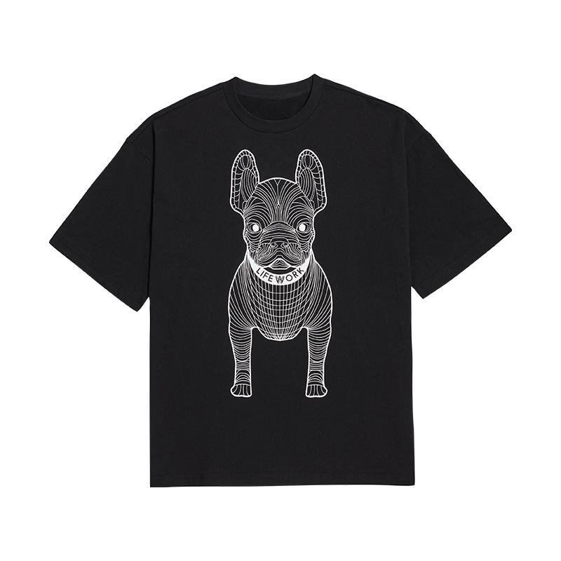 

Korean Fashion Short-sleeved Pure Cotton T-shirts with Printed Patterns for Both Men and Women In Spring and Summer - Men s S... 5XL