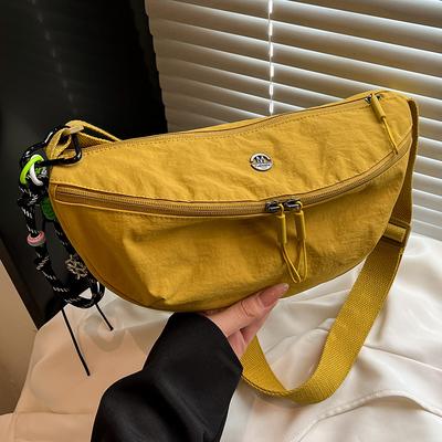 Autumn Simple Bag Women's High-value Shoulder Cloth Bag Niche Messenger Women's Bag Japanese New Going Out Leisure Bag