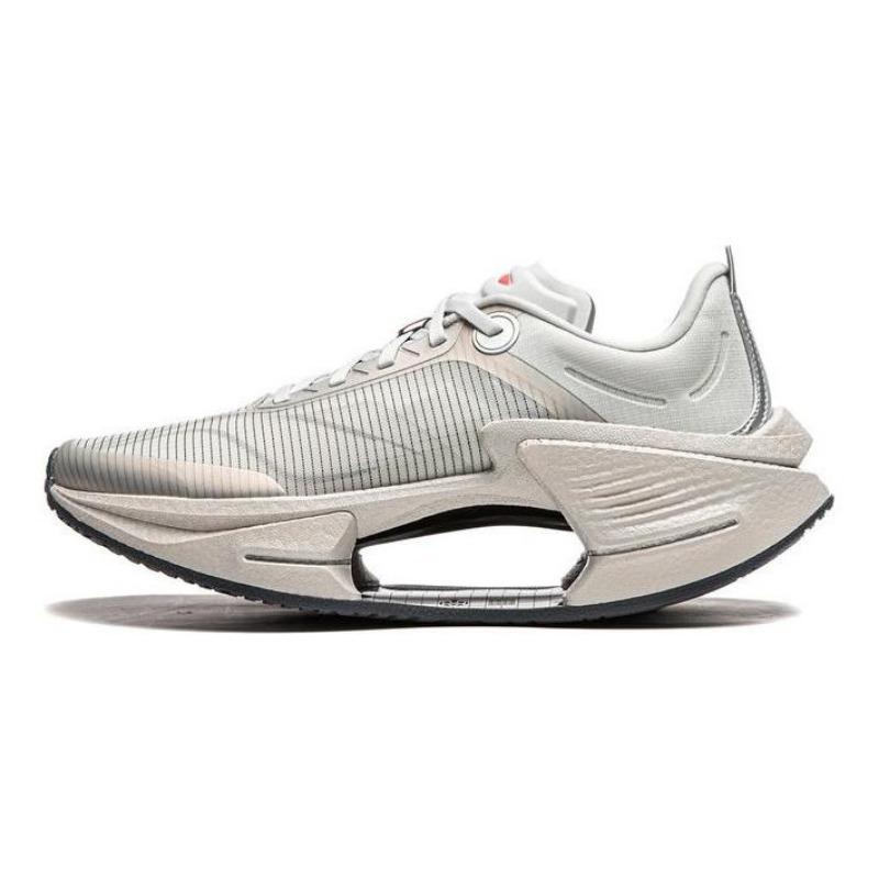 Li-Ning Jueying 3 ESSENTIAL Low Top Men Running Shoes Gray Black ARRU007-4 46