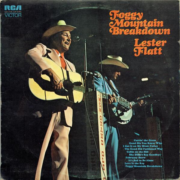 LP Record LESTER FLATT - Foggy Mountain Breakdown LSA3136 RCA Victor 1972 UK Folk Used