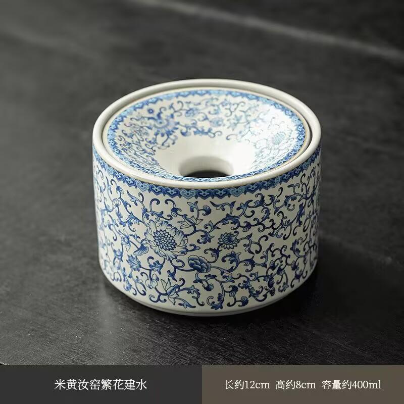 

Печь Жу Ру Гофэн Пепельница Защита от разлета пепла Переплетенный лотос Чайница для промывания чая Керамический контейнер для чайной заварки Чаша для воды Мытье чашек Бытовые аксессуары для чайного набора