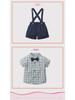 Baby Boy Summer Cotton Gentleman Suit: Korean Style Two-Piece Short-Sleeve