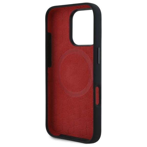 Bmw Bmhmp16X23Sspk Iphone 16 Pro Max     6.9 Czarny/Black Hardcase Silicone Random Lines Magsafe