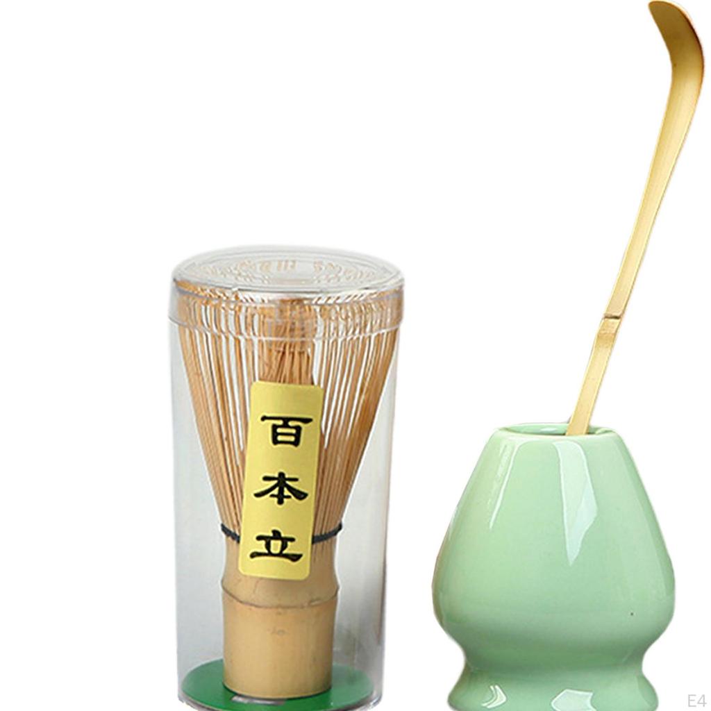 Japanskt Matcha-set Moderna teverktyg Tillbehör Bambuvisp, Keramisk visp