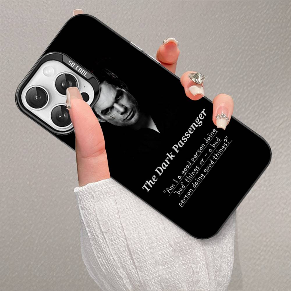 Dexter Morgan Phone Case For IPhone 17 16 15 14 13 12 11 Pro Max Plus Color Silver Cover