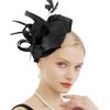 Fascinátoři pro ženy Čepice na čajový dýchánek Čelenka Derby Svatební kostel Svatební Koktejl Peříčka Spona do vlasů