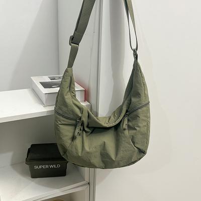 Jednoduchá ležérní a lehká taška na knedlíky Jednoramenná crossbody taška pro studentky na dojíždění do školy