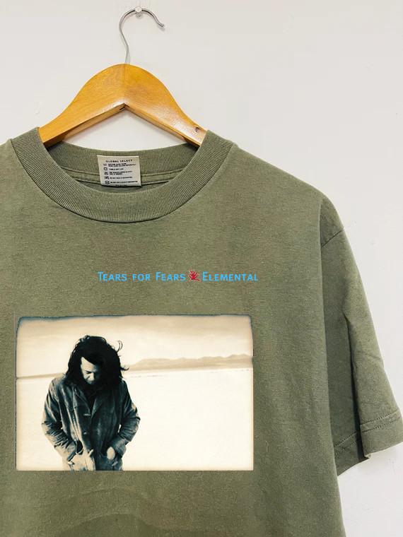 Tears for Fears band Elemental Military Green T Shirt Full Size S-5XL Unisex T-Shirt XXXXL