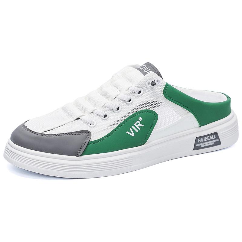 Módní Pánská obuv pro volný čas Letní outdoorové pantofle pro muže 2024 Pohodlné prodyšné pánské polobotky ploché ploché boty Chanclas Hombre