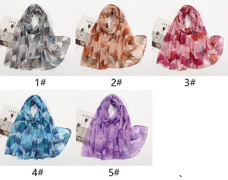 New Printed Cotton Viscose Hijab For Women Muslim Long Shawls Foulard Floral Headscarf Wraps Islamic Headband Turban 180*85cm