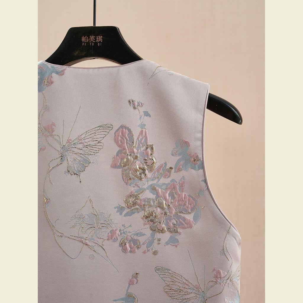 Spring and Autumn Vest Vest Autumn Temperament Personalized High-end Three-dimensional Top