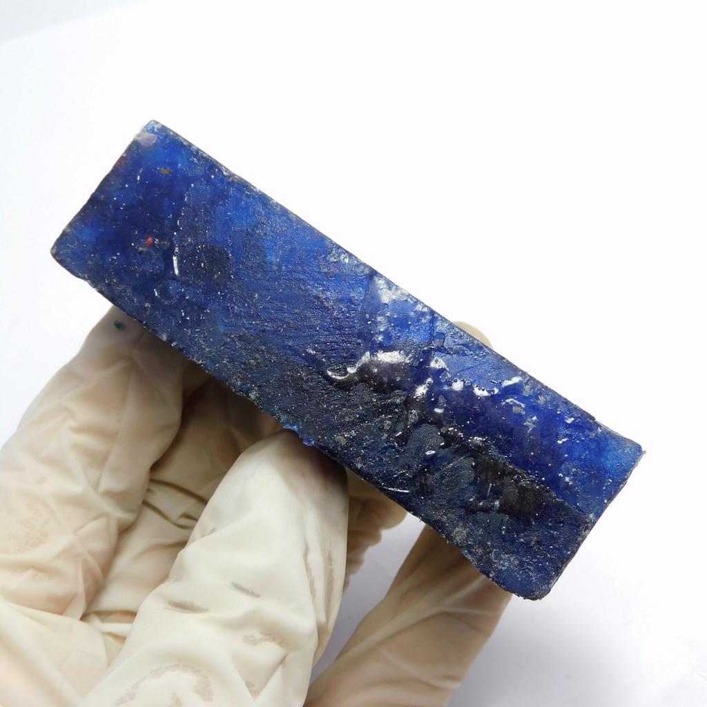Natural Blue Sapphire 418.30 Ct Uncut Rough Dyed Huge Loose Gemstone CERTIFIED