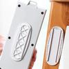 Power Strip Fixator Holder Hole Free ABS Slef Adhensive Plug Board Router Bracket Hook