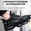 Rotating Button Steel Toe Anti-Puncture Non Slip Work Shoes Man Lightweight Breathable Safety Shoes Men's Work Shoes Boots