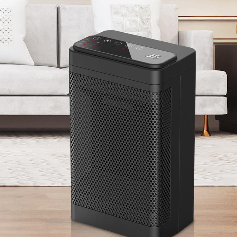 1500W Household Electric Heater Bedroom Office Desktop Mini Portable PTC Heater Remote Control Electric Heating Fans